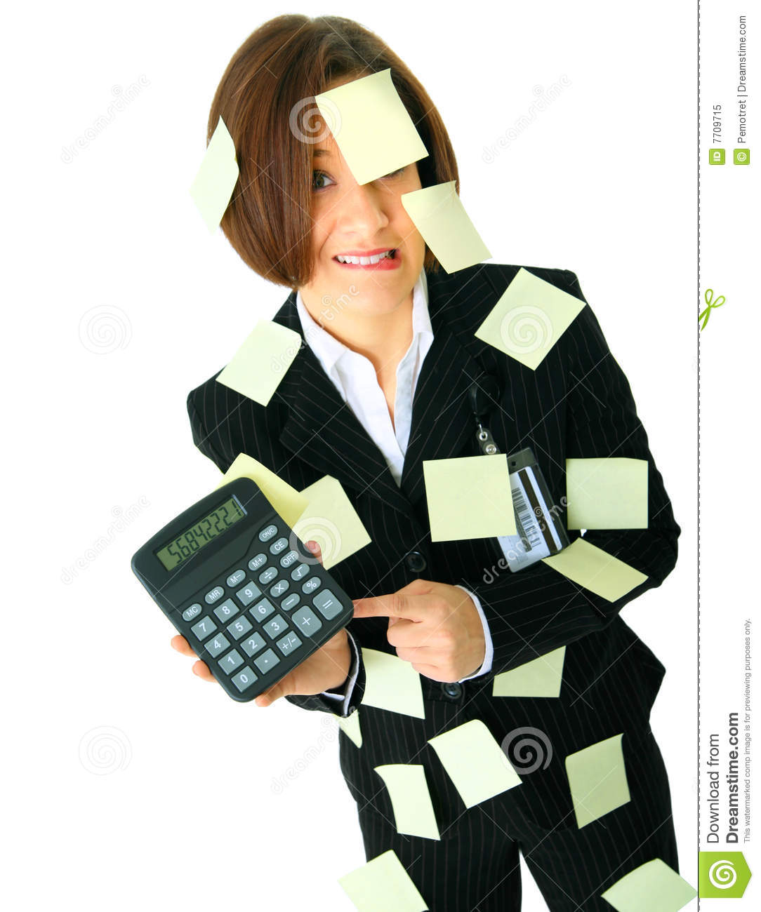 Accountant Stressed With Number On Calculator Royalty Free Stock Photo    