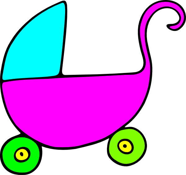 Baby Stroller Clip Art At Clker Com   Vector Clip Art Online Royalty    