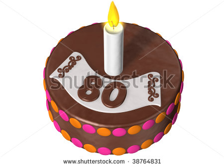 Birthday Cake With The Number 80 Stock Photo 38764831   Shutterstock