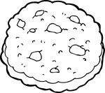 Chip Cookie Clipart Black And White   Clipart Panda   Free Clipart
