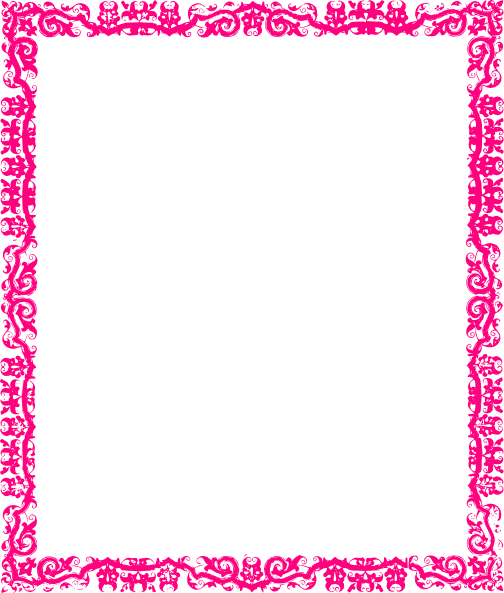 Decorative Pink Border Clip Art At Clker Com   Vector Clip Art Online