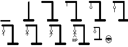 Figure 4  The 10 Bitmap Graphics That Are Called To Play Hangman 