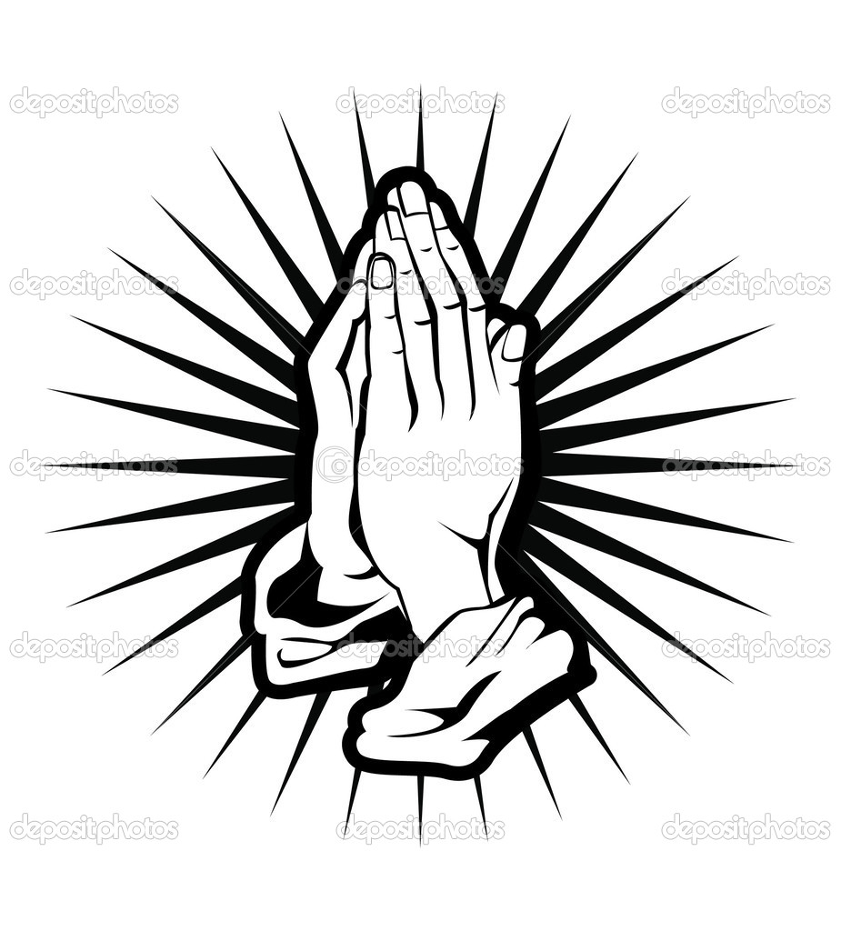 Illustration Of Praying Hand   Stock Vector   Indomercy2012