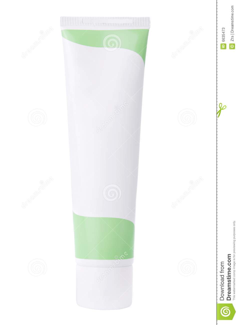 Ointment Tube Isolated On A White Background