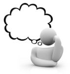 Person Thinking With Thought Bubble   Clipart Panda   Free Clipart    