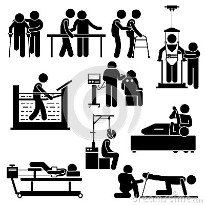 Physiotherapy Treatment For Patient By The Help Of Physiotherapy    