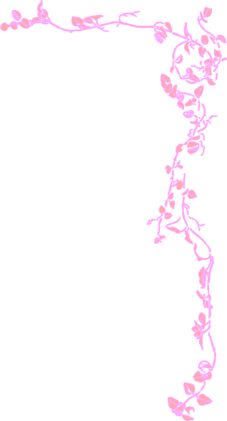Pink Rose Border Clip Art