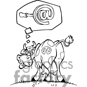 Related Pictures Cartoon Mad Cow Royalty Free Clipart Picture