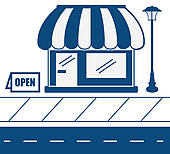 Sidewalk Cafe Clipart And Illustrations