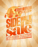 Sidewalk Sale Days Design  Stock Photo
