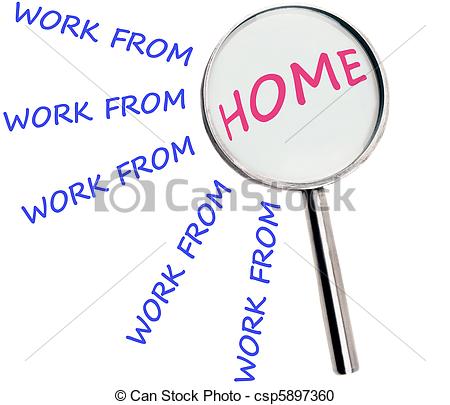Stock Illustration   Work From Home   Stock Illustration Royalty Free