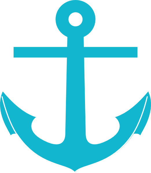 Teal Anchor Clipart   Free Clip Art Images
