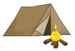 Tent Clip Art Brown Tents And Campfires Free To Use Tent Clip Art
