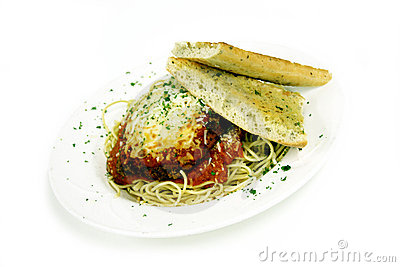 Veal Or Chicken Parmesean Stock Image   Image  11530161
