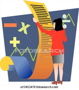Woman Vector Accounting Female Computer Graphic Investment View