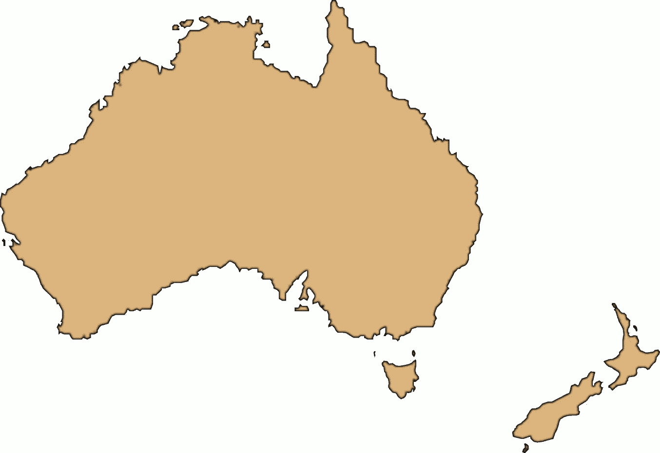 15 Outline Of Australia Free Cliparts That You Can Download To You