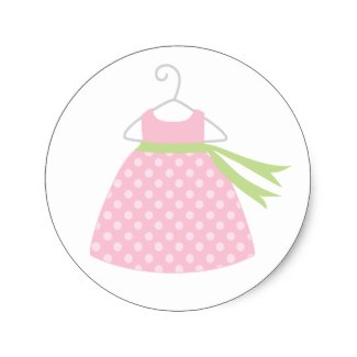 Baby Dress Clip Art Http   Www Zazzle Com Pink Dress Baby Shower    