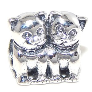 Click Image To Buy This Pandora Two Cat Together Back Charm