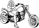 Clip Art Action Bike Biker Dailyimage Girl Motorbike Motorcycle