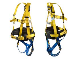 Fall Protection Full Body Harness With Built In Lanyard Bh7886cbu