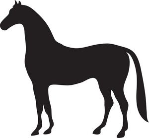 Horseclipart Commare Clipart Image  Black And
