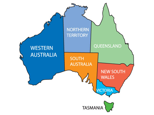 Kids Map Of Australia   Clipart Best