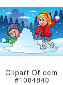 Rf  Snowball Fight Clipart Stock Illustrations   Vector Graphics