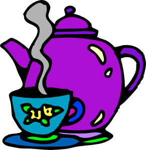 Tea Kettle And Cup Clip Art At Clker Com   Vector Clip Art Online