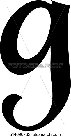 Alphabet Sud Rue G Lettre Lettered Lowercase Voir Clipart Grand