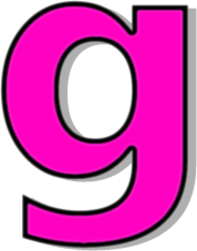 Alphabets Numbers Outlined Alphabet Pink Lowercase G Pink Png Html