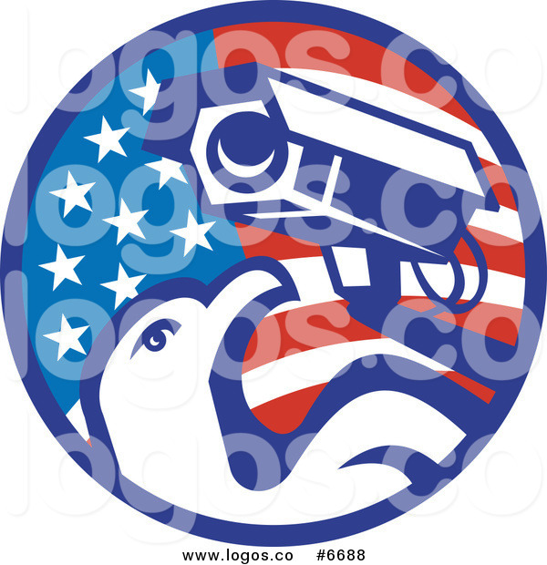 American Flag Logo Clip Art