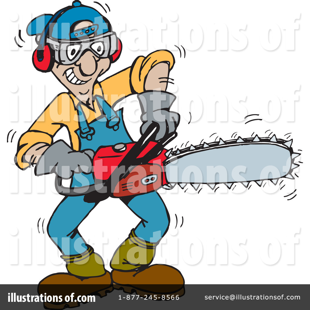Chainsaw Clipart  43163 By Dennis Holmes Designs   Royalty Free  Rf
