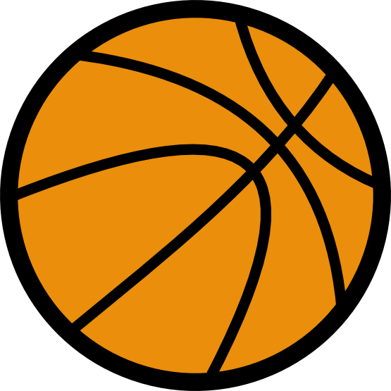 Clip Art Of A Basketball On Your Sports Or Basketball Projects This