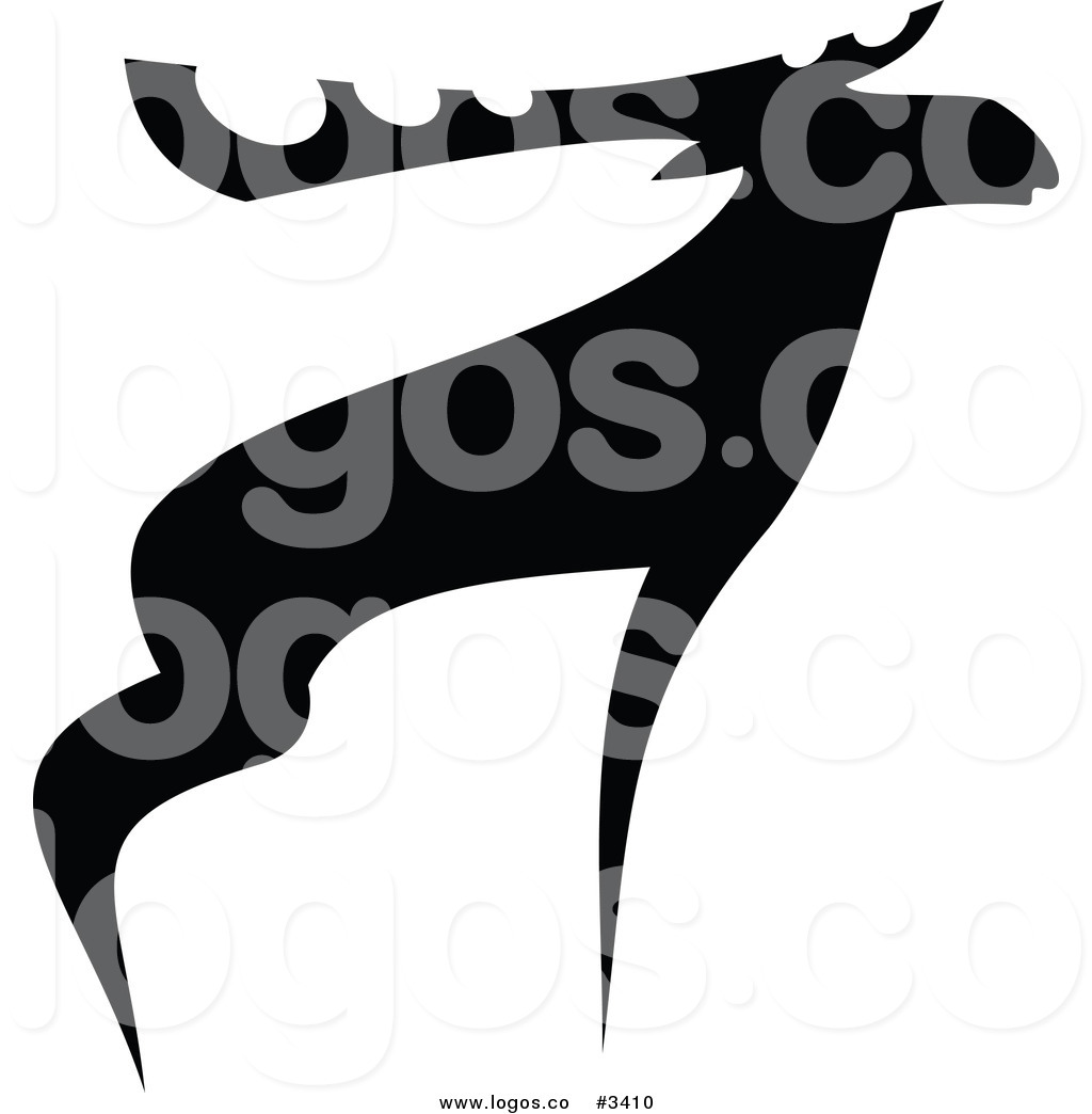 Free Clipart Silhouetted Moose Logo Logo Clip Art Seamartini Graphics