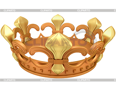Gold Crown   High Resolution Stock Illustration   Cliparto