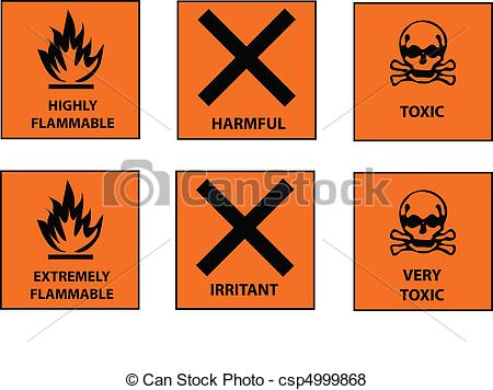 Hazardous Chemical Clip Art Http   Www Canstockphoto Com Hazard Labels