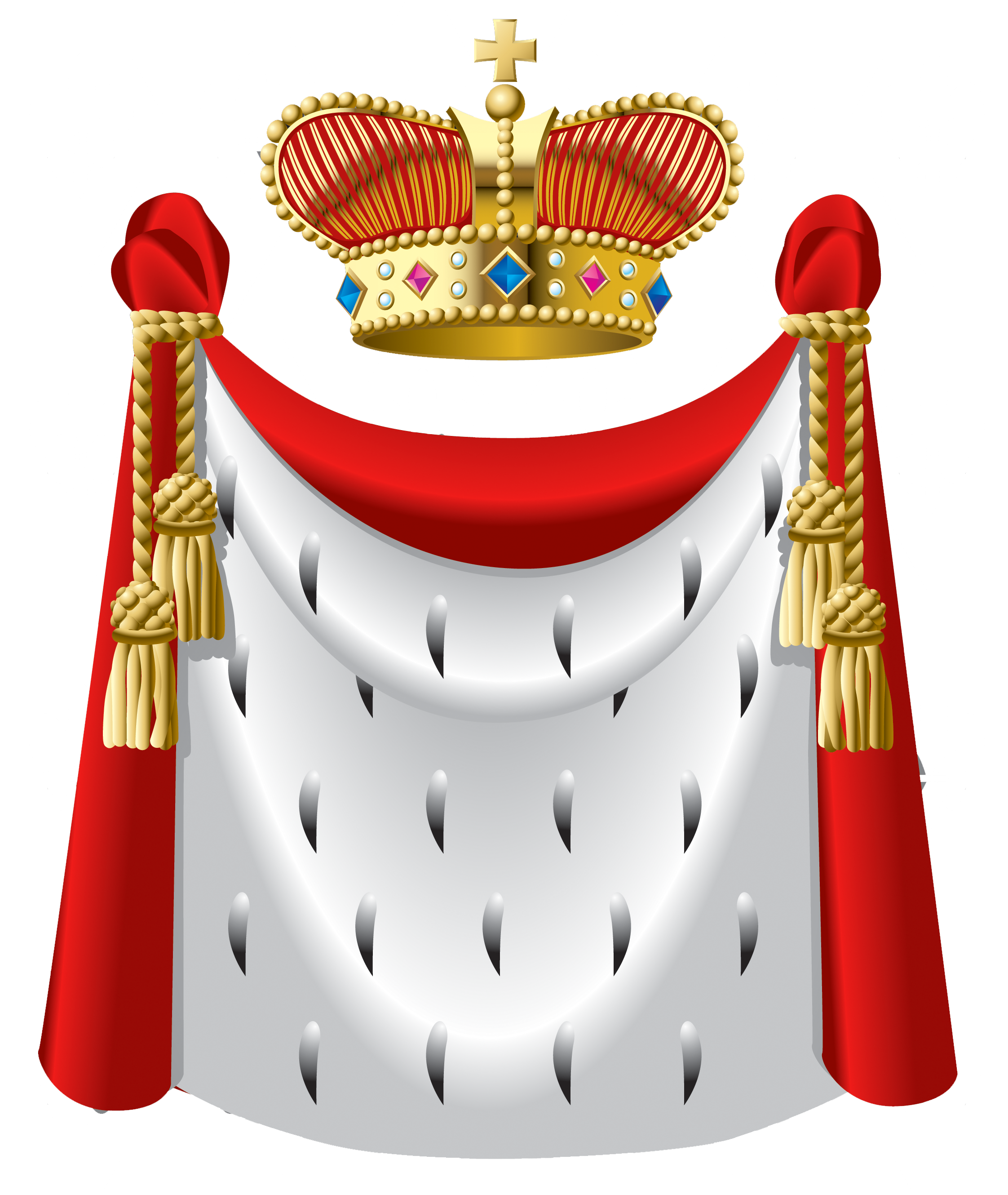 King And Queen Crown Clip Art King Crown And Cape Png Clipart Png