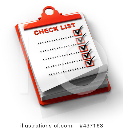 Royalty Free  Rf  Check List Clipart Illustration By Tonis Pan   Stock
