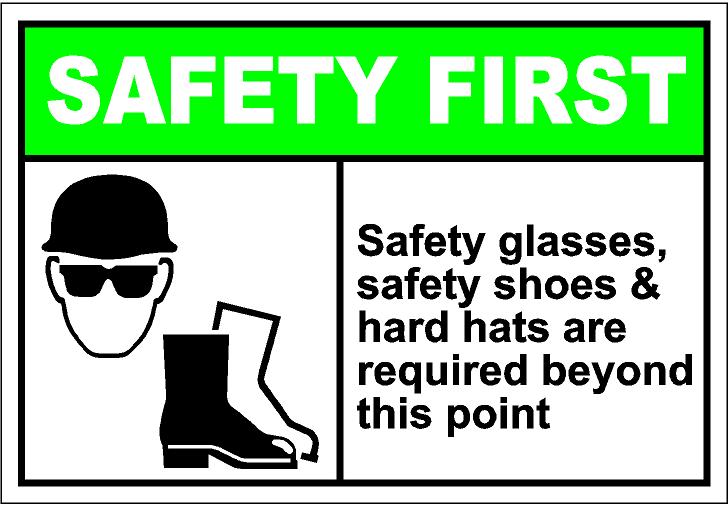 Safety Shoes Clipart Glasses Safety Shoes Eps