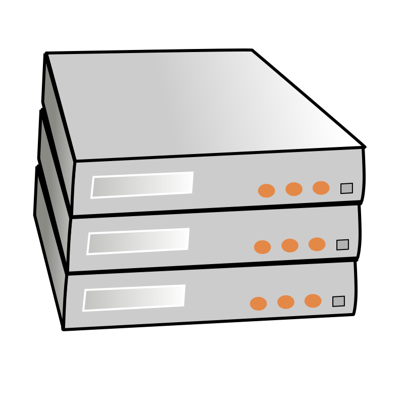 Server Computer Clipart Stacked Servers Computer Clipart Png