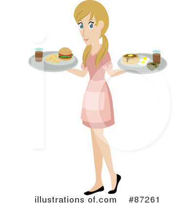 Showing Collection  For Coffee Waitress Clip Art