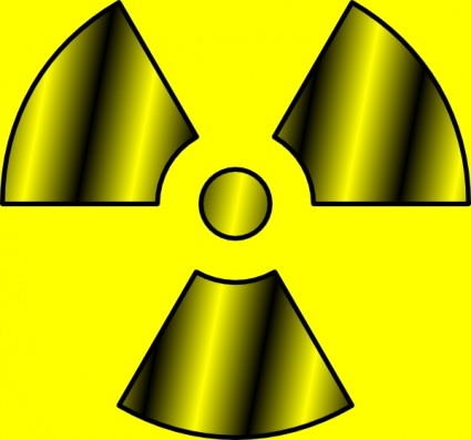 Sign Symbol Radioactive Radioactivity Nuclear Nuke