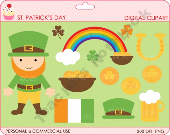 St  Patrick S Day Clipart Holiday Ideas Clipart Products Pat Ideas