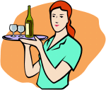 Waitress Clip Art   Get Domain Pictures   Getdomainvids Com