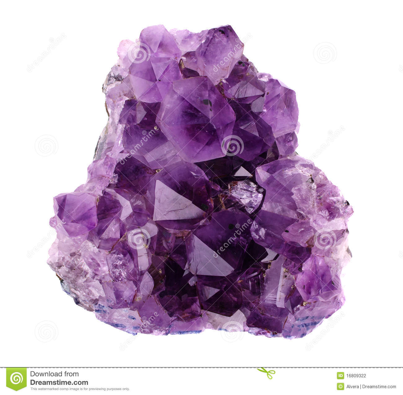 Amethyst Violet Variety Of Quartz Used In Jewelry Industry And