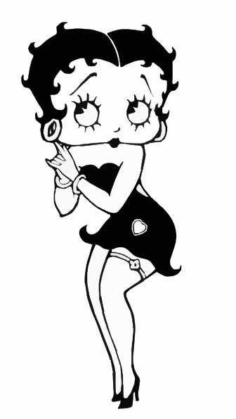 Betty Boop Clip Art At Clker Com   Vector Clip Art Online Royalty    