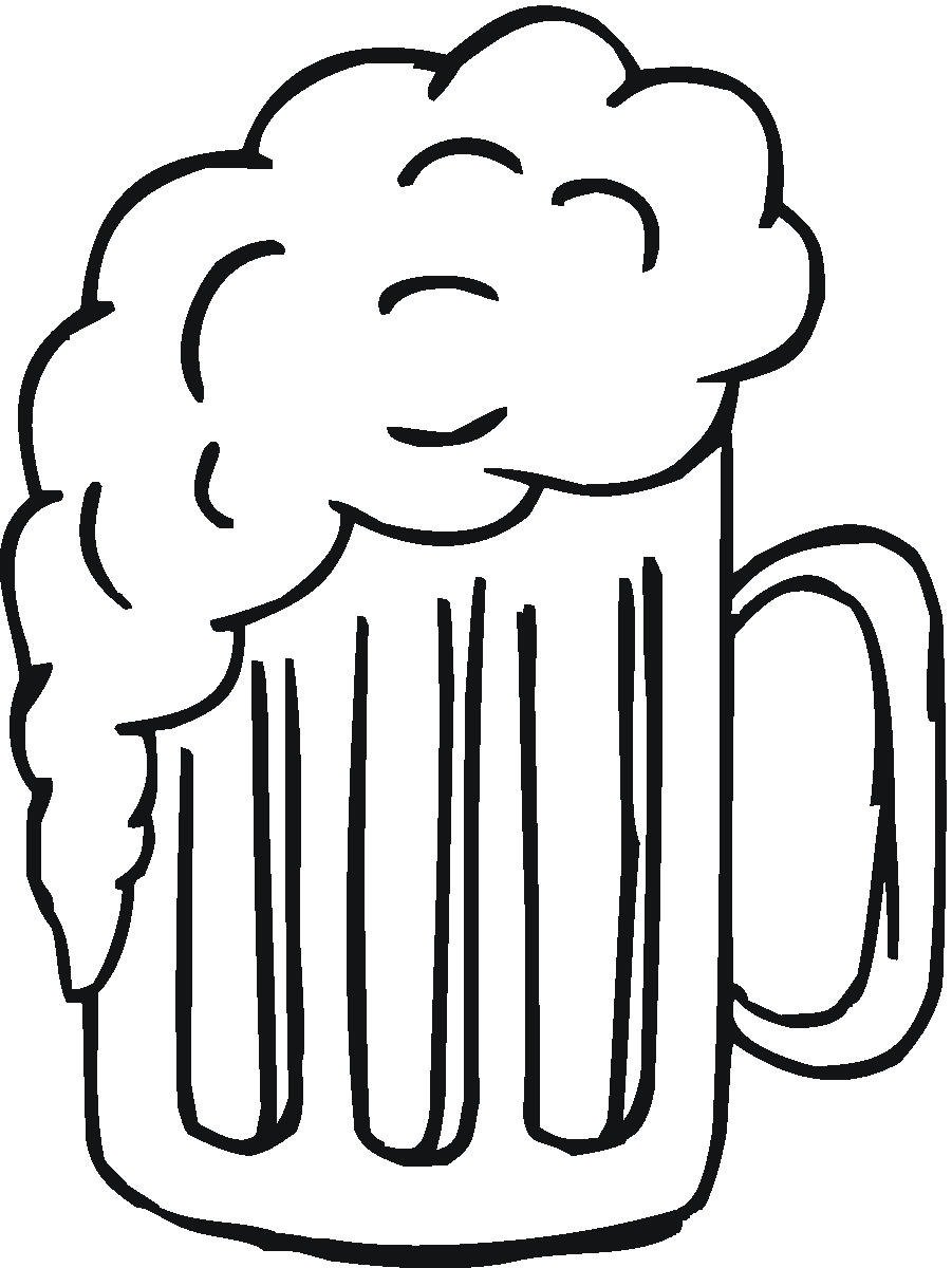 Foamy Beer Mug Koozie Clip Art