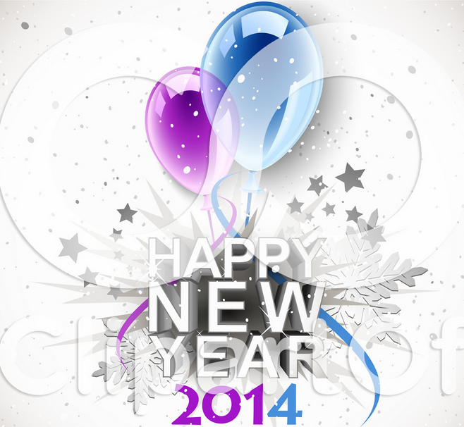 Happy New Year 2014 Clip Art And Photos   Happy Holidays 2014