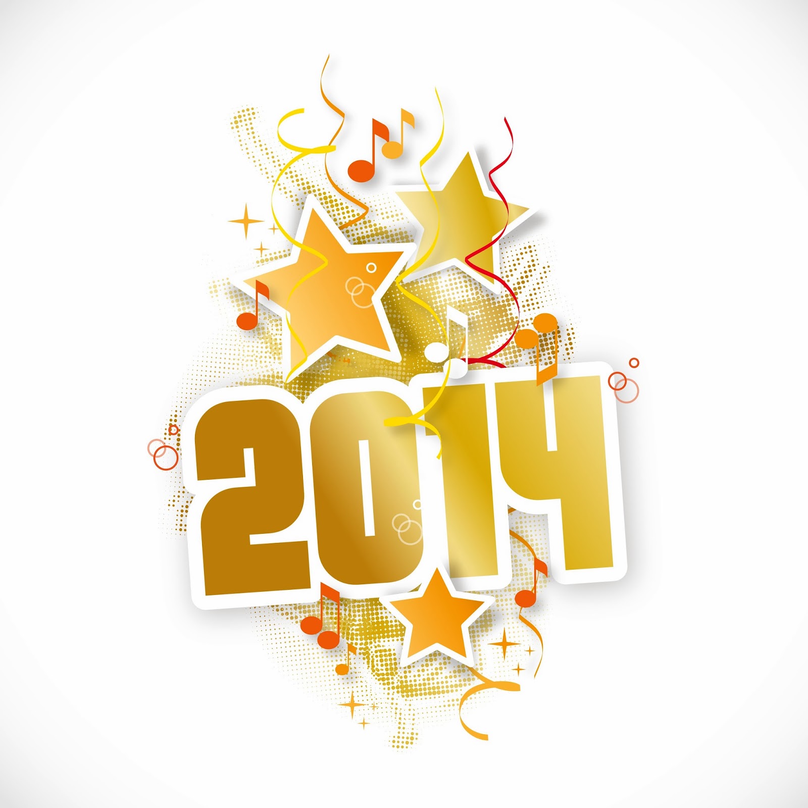 Happy New Years 2014 Clip Art