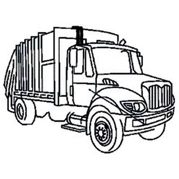 How To Draw A Garbage Truck   Cliparts Co